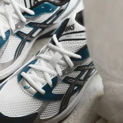 Asics Sneakers Blancs|Chaussures De Running Retro*GEL-1130 White / Restful Teal