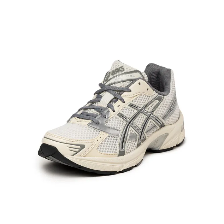 Asics Sneakers Blancs|Chaussures De Running Retro*GEL-1130 Cream / Clay Grey