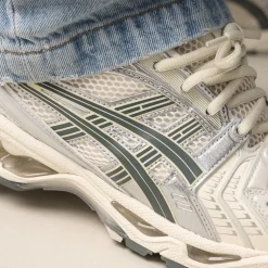 Asics Sneakers Végétaliens|Chaussures De Running Retro*GEL-Kayano 14 Birch / Dark Pewter