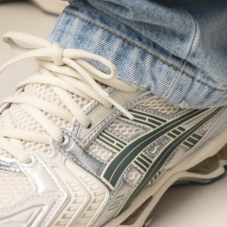 Asics Sneakers Végétaliens|Chaussures De Running Retro*GEL-Kayano 14 Birch / Dark Pewter