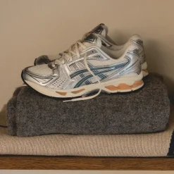 Asics Sneakers Végétaliens|Chaussures De Running Retro*GEL-Kayano 14 Cream / Ironclad