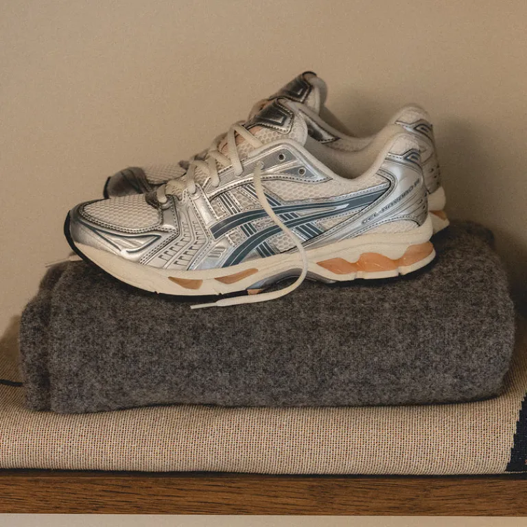 Asics Sneakers Végétaliens|Chaussures De Running Retro*GEL-Kayano 14 Cream / Ironclad