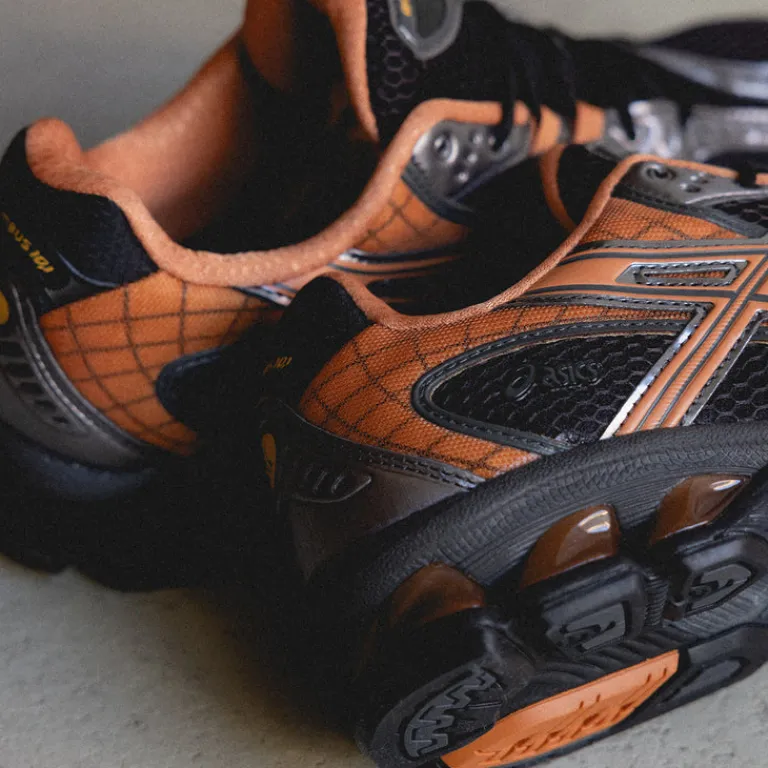 Asics Sneakers Végétaliens|Chaussures De Running Retro*GEL-Nimbus 10.1 Black / Rust Orange