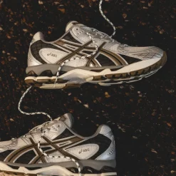 Asics Sneakers Végétaliens|Chaussures De Running Retro*GEL-Nimbus 10.1 Cream / Pure Silver