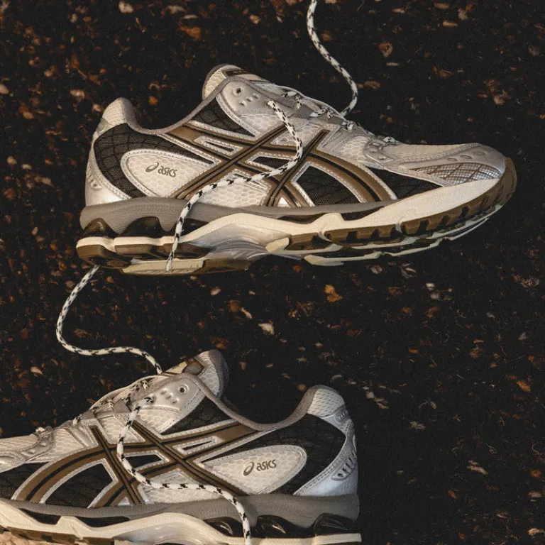 Asics Sneakers Végétaliens|Chaussures De Running Retro*GEL-Nimbus 10.1 Cream / Pure Silver
