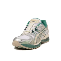 Asics Sneakers Végétaliens|Chaussures De Running Retro*GEL-Nimbus 10.1 White / Rainy Lake