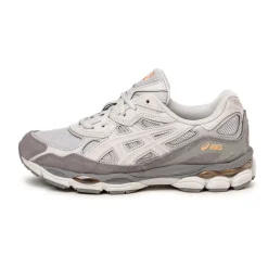 Asics Sneakers En Cuir|Chaussures De Running Retro*GEL-NYC Cloud Grey / Cement Grey