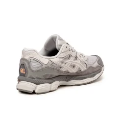 Asics Sneakers En Cuir|Chaussures De Running Retro*GEL-NYC Cloud Grey / Cement Grey