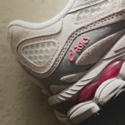 Asics Sneakers En Cuir|Chaussures De Running Retro*GEL-NYC Cream / Moonrock