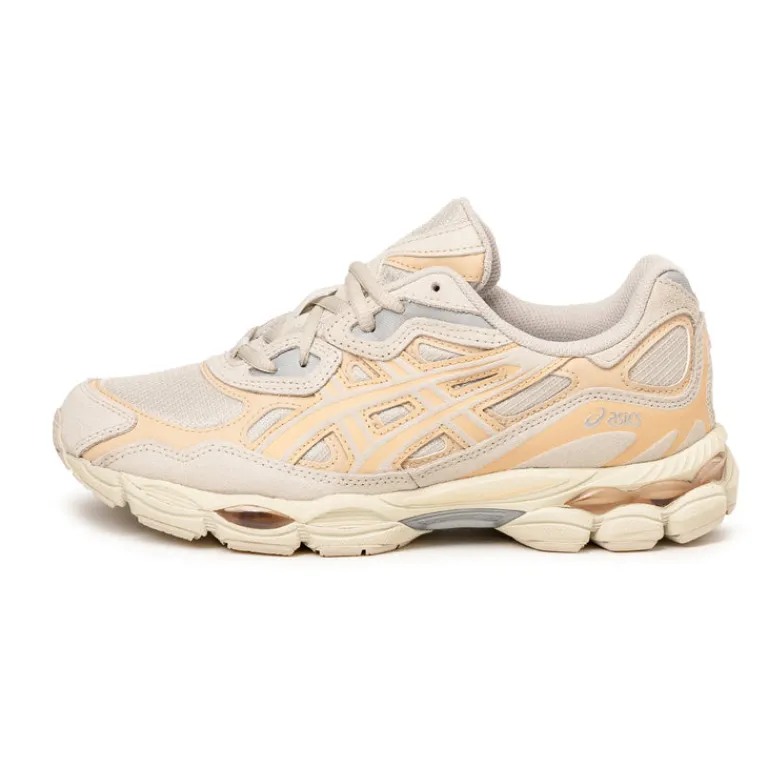 Asics Sneakers En Cuir|Chaussures De Running Retro*GEL-NYC Oatmeal / Bisque