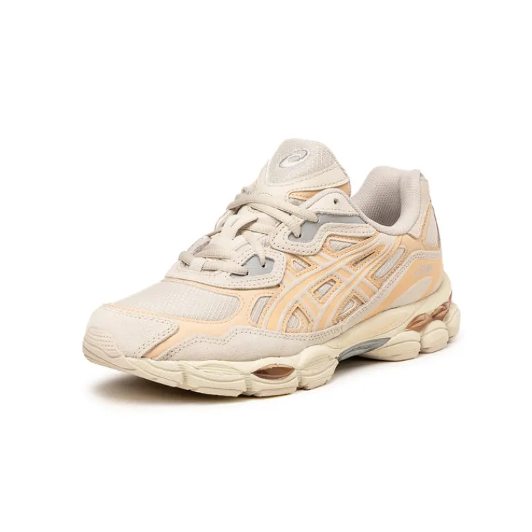 Asics Sneakers En Cuir|Chaussures De Running Retro*GEL-NYC Oatmeal / Bisque