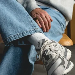 Asics Sneakers En Cuir|Chaussures De Running Retro*GEL-NYC Cream / Oyster Grey