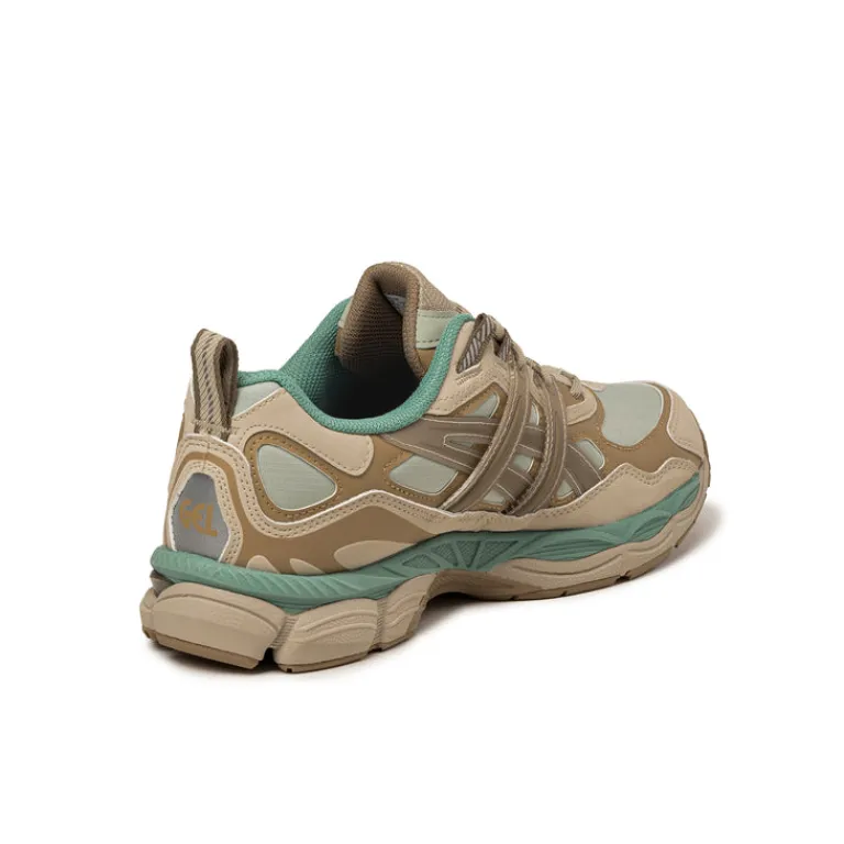 Asics Sneakers En Cuir|Chaussures De Running Retro*GEL-NYC *Utility* Olive Grey / Pepper