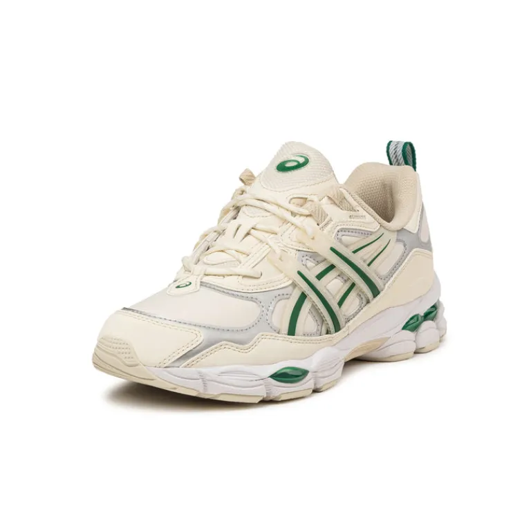 Asics Sneakers En Cuir|Chaussures De Running Retro*GEL-NYC *Utility* Cream / Kale