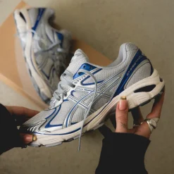 Asics Sneakers Végétaliens|Chaussures De Running Retro*GT-2160 Piedmont Grey / Deep Marine
