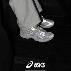 Asics Sneakers Végétaliens|Chaussures De Running Retro*x Min-Nano GEL-Nimbus 10.1 White / Sheet Rock