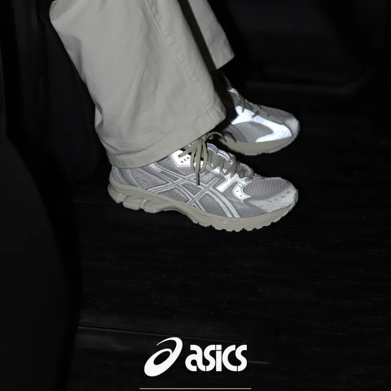Asics Sneakers Végétaliens|Chaussures De Running Retro*x Min-Nano GEL-Nimbus 10.1 White / Sheet Rock