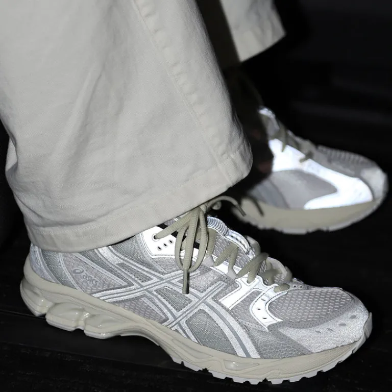 Asics Sneakers Végétaliens|Chaussures De Running Retro*x Min-Nano GEL-Nimbus 10.1 White / Sheet Rock