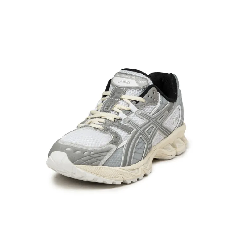 Asics Sneakers Végétaliens|Chaussures De Running Retro*x Min-Nano GEL-Nimbus 10.1 White / Sheet Rock