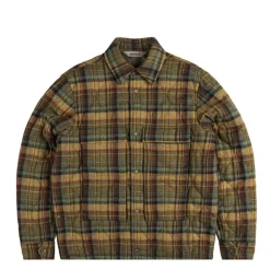ASPESI Gilets*Build Shirt Check Oliva