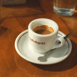 Asphaltgold Alle Anzeigen|Vaisselle*Espresso Cup White / Brown