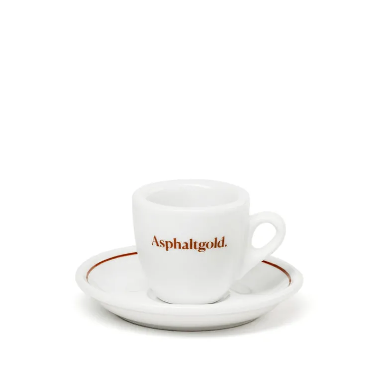 Asphaltgold Alle Anzeigen|Vaisselle*Espresso Cup White / Brown