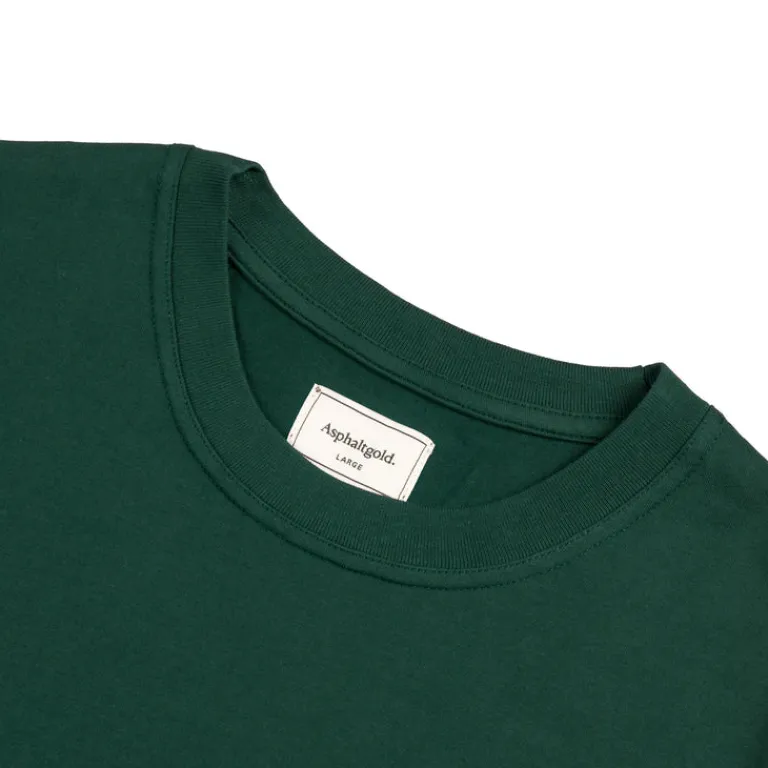 Asphaltgold T-Shirts*Essential Cotton T-Shirt Dark Green
