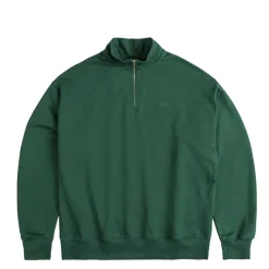 Asphaltgold Pullover*Essential Half Zip Sweater Racing Green