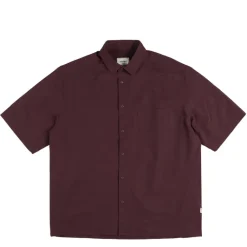 Asphaltgold Chemises*Essential Shirt Dark Bordeaux