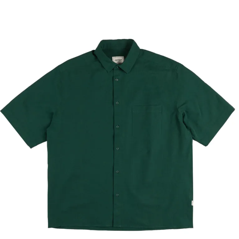 Asphaltgold Chemises*Essential Shirt Dark Green