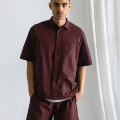 Asphaltgold Shorts*Essential Track Shorts Dark Bordeaux