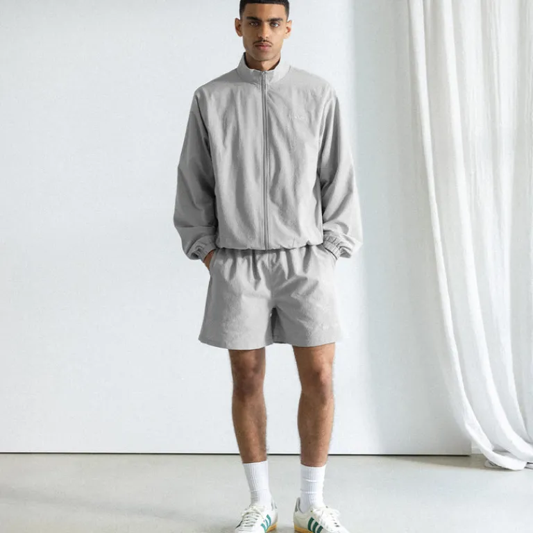 Asphaltgold Gilets*Essential Track Jacket Grey