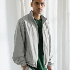 Asphaltgold Gilets*Essential Track Jacket Grey