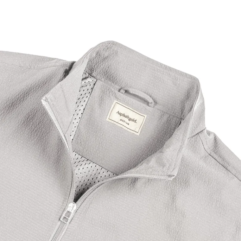 Asphaltgold Gilets*Essential Track Jacket Grey