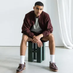 Asphaltgold Gilets*Essential Track Jacket Dark Bordeaux