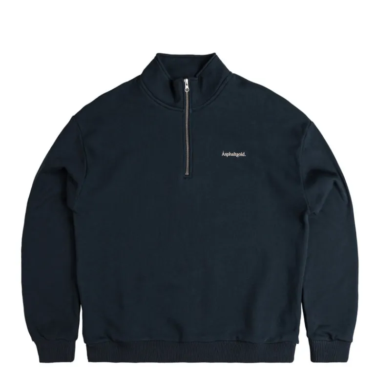 Asphaltgold Pullover**Never Enough.* Half Zip Sweater Navy