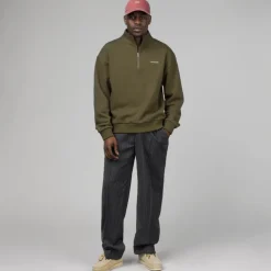 Asphaltgold Pullover**Never Enough.* Half Zip Sweater Olive