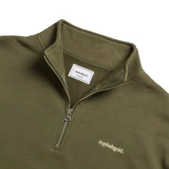 Asphaltgold Pullover**Never Enough.* Half Zip Sweater Olive