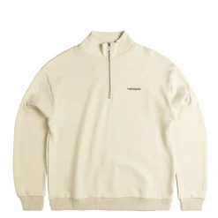 Asphaltgold Pullover**Never Enough.* Half Zip Sweater Sand