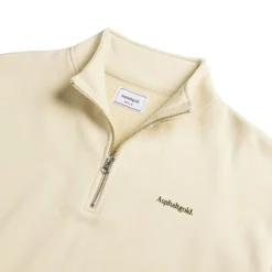 Asphaltgold Pullover**Never Enough.* Half Zip Sweater Sand