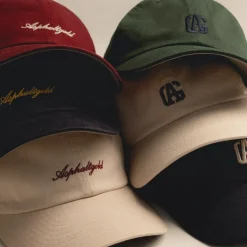 Asphaltgold Alle Anzeigen|Caps & Bucket Hats*Script Cotton Twill Cap Burgundy