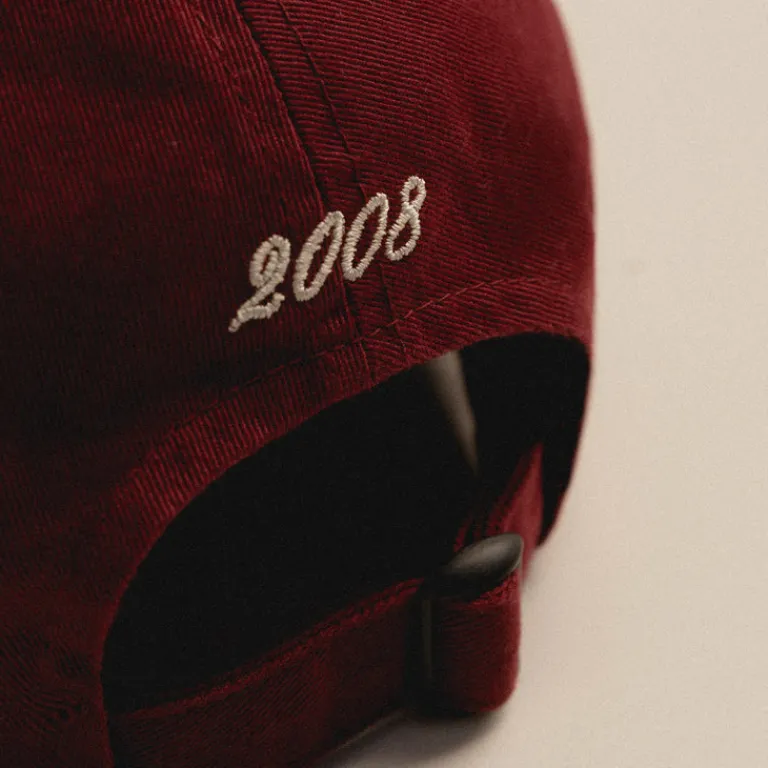 Asphaltgold Alle Anzeigen|Caps & Bucket Hats*Script Cotton Twill Cap Burgundy
