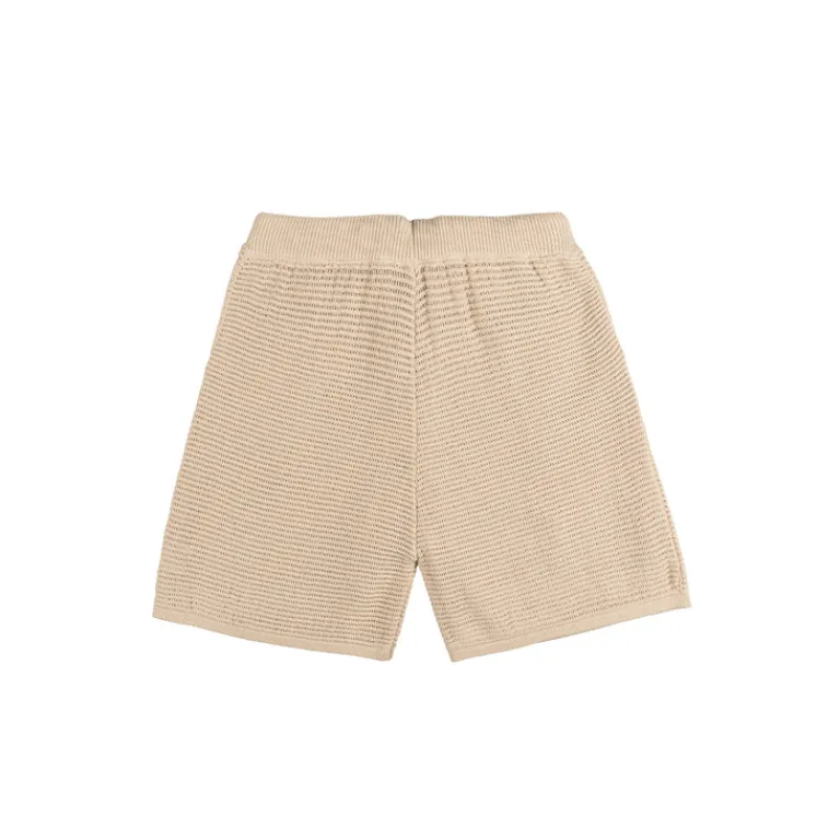Asphaltgold Shorts*Summer of Joy Crochet Shorts Sand