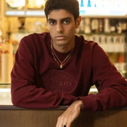 Asphaltgold Pullover*Third Place Crewneck Burgundy