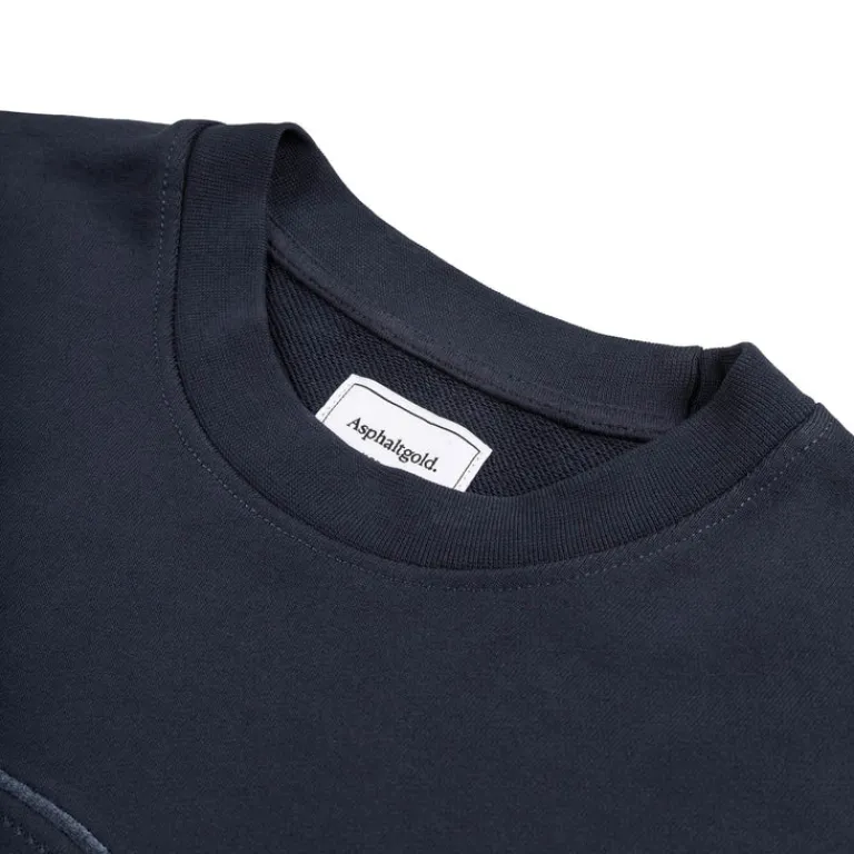 Asphaltgold Pullover*Third Place Crewneck Navy