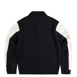 Asphaltgold Gilets*Third Place Varsity Jacket Navy / Marshmallow