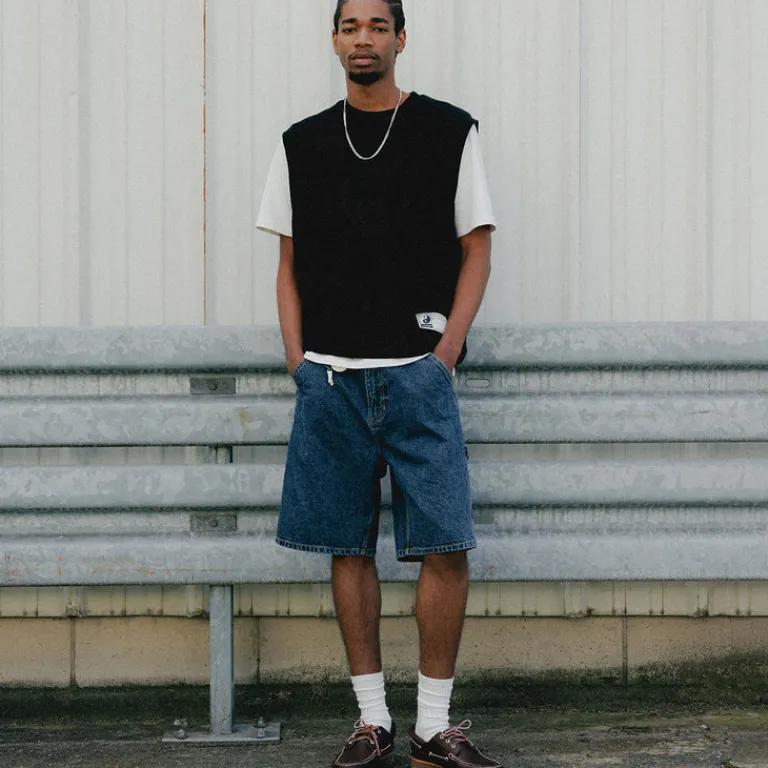 Asphaltgold Pullover*Together Forever - Sweater Vest Black