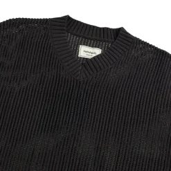 Asphaltgold Tricot|T-Shirts*Together Forever - Knit T-Shirt Black / Off-White