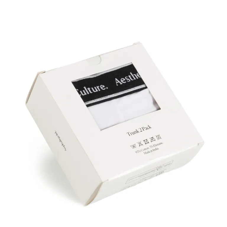 Asphaltgold Pyjamas & Sous-Vêtements*Trunk 2-Pack White