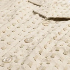 Asphaltgold Chemises*Waffle Shirt Sand